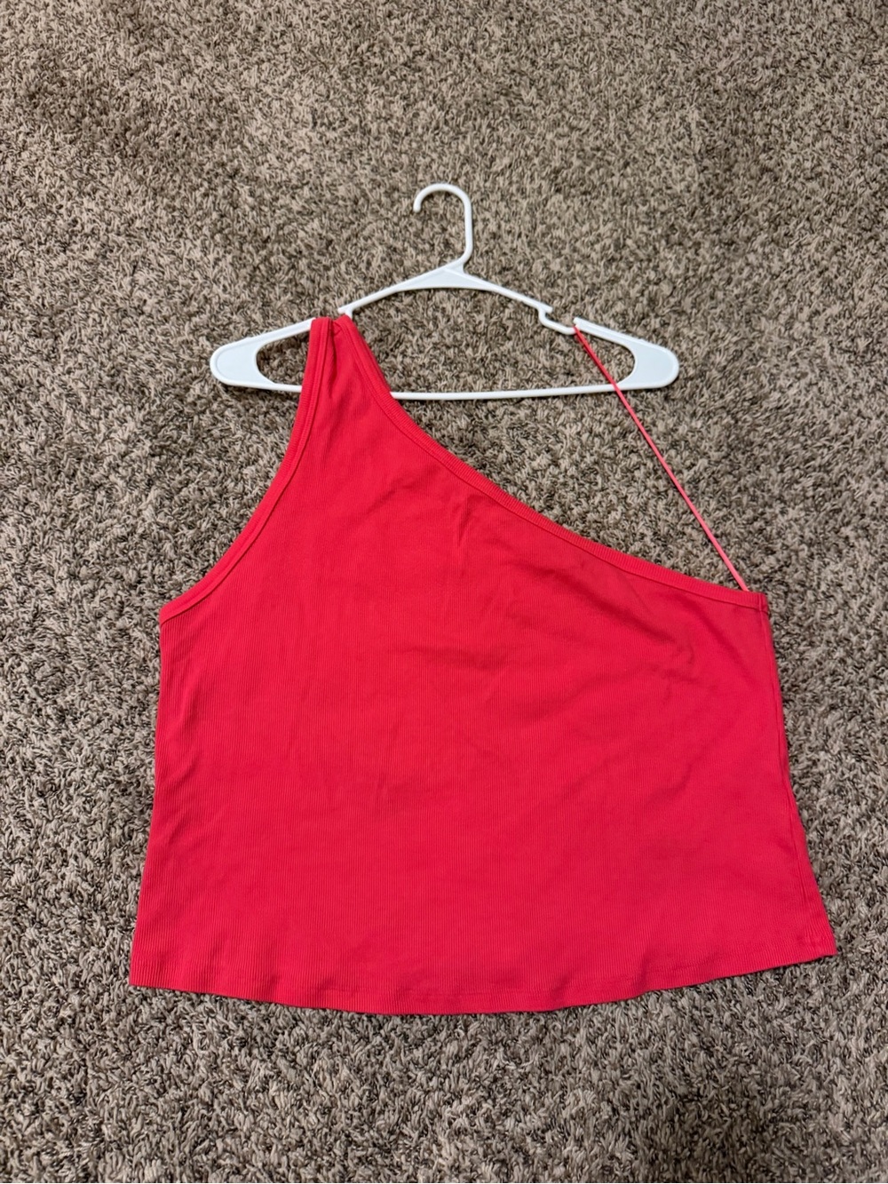 Pilcro One Shoulder Cropped Tank